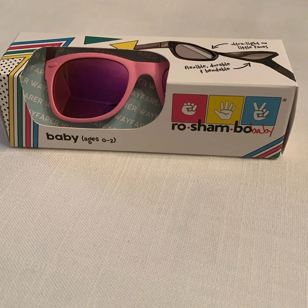 Ro Sham Bobaby Pink Sunglasses. Ages 0 - 2. New in Box.